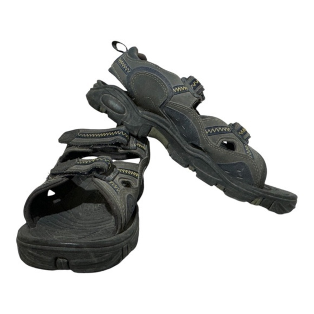 Ripzone Mens Leather Walking Hiking Sandals US Size 12 Brown